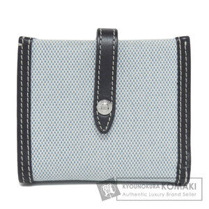 Burberry Logo Bifold Wallet Canvas